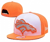 Broncos Team Logo White & Orange Adjustable Hat GS,baseball caps,new era cap wholesale,wholesale hats